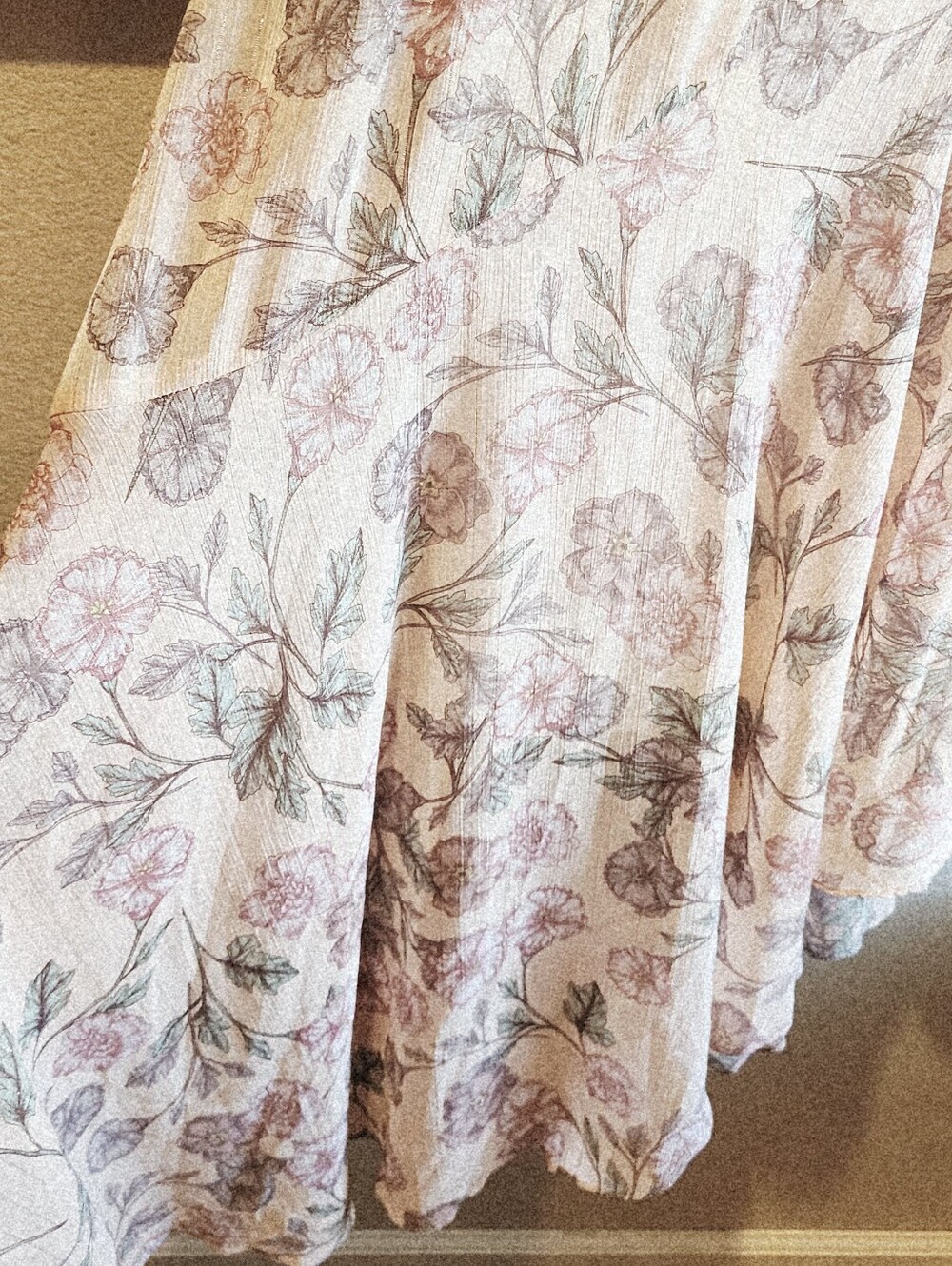ANTHROPOLOGIE ASTR THE LABEL FLORAL PRINT FLOWY NWOT DRESS WOMENS SZ XLARGE - Picture 9 of 16
